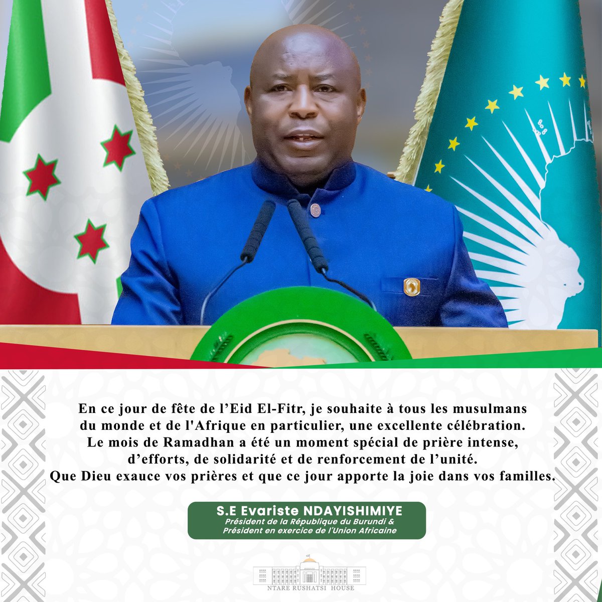 SE Evariste Ndayishimiye tweet media