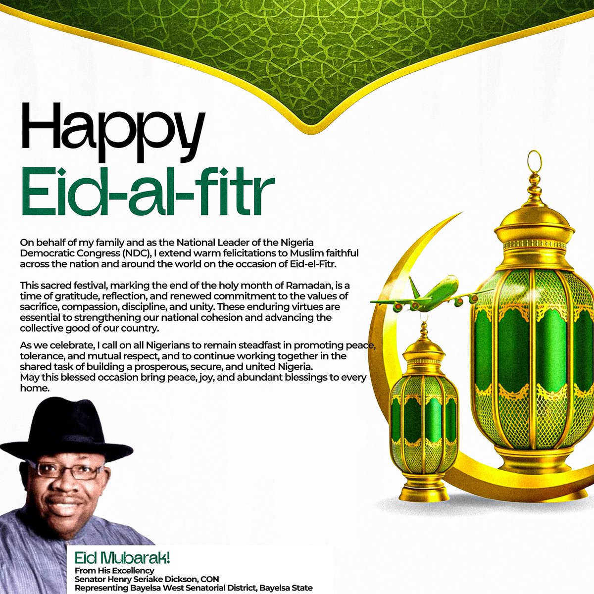 Henry Seriake Dickson tweet media