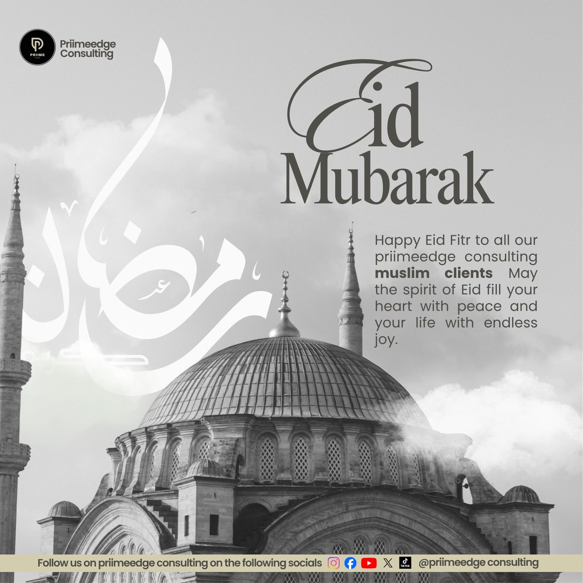 Primedgeconsult's tweet photo. The moon has been sighted. The fast is complete. The blessings begin. 🌙
Eid Mubarak to you and everyone you love.
May this day bring you everything you prayed for in the quiet nights of Ramadan.
#EidMubarak #Eid2026 https://t.co/C5NqeFCEe8