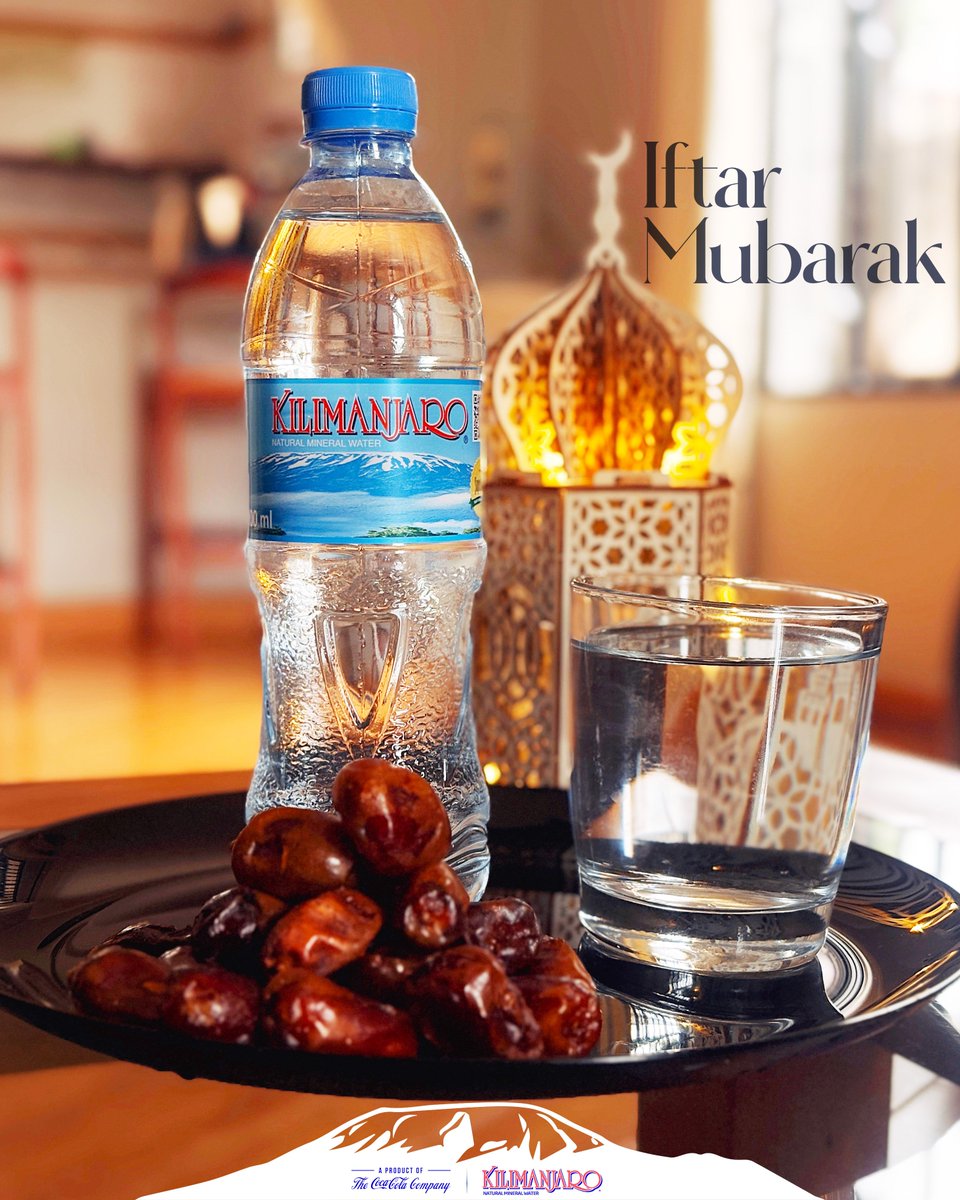 Wewe unafunguaje mfungo wako? Tuambie kwenye comment
#kilimanjaronaturalmineralwater #ramadhani #naturalmineralwater
