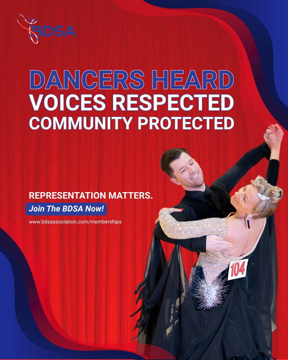 Ever felt how different your dance journey is when your voice is truly heard?

Strong representation creates safer spaces, fairer standards and opportunities shaped by the dance community.

Join the BDSA today and be part of positive change!

#DanceSport #BDSA #InclusiveDance