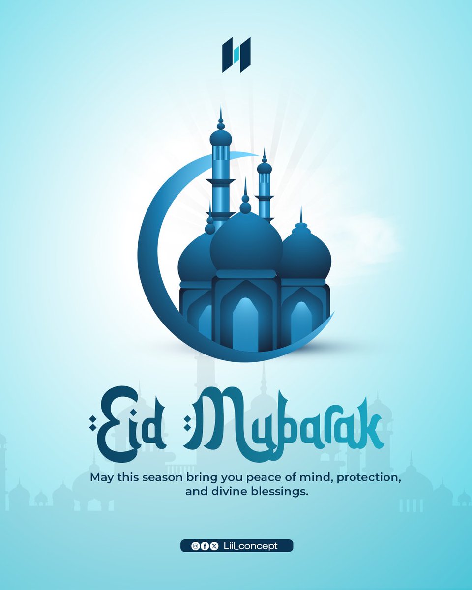 LIIL_Concept's tweet photo. May your heart be light and your days be bright. Wishing you a joyful and peaceful Eid Mubarak🌙 #LIILConcept #Eid2026 #Eidcelebration https://t.co/ghCRU4fTg4