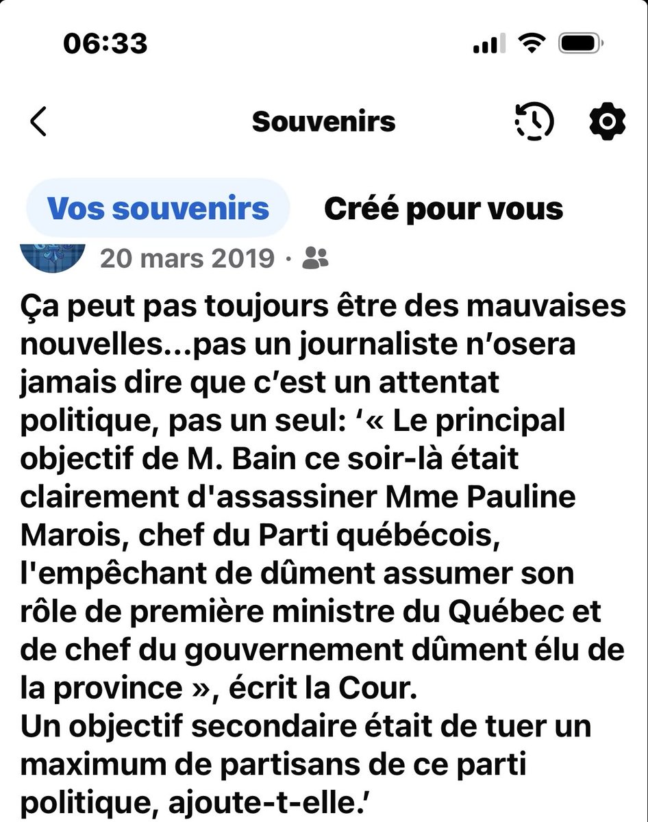 2019 jugement au procès de Bain. Tsé ce que les journaleux n’ont jamais osé nommer attentat politique? Ou ce que la grosse Presse à Desmarais avait nonchalamment titré l’âme trouble!
Ou quand The Gazette avait fermé sa section commentaire tellement c’était violent 
#polqc