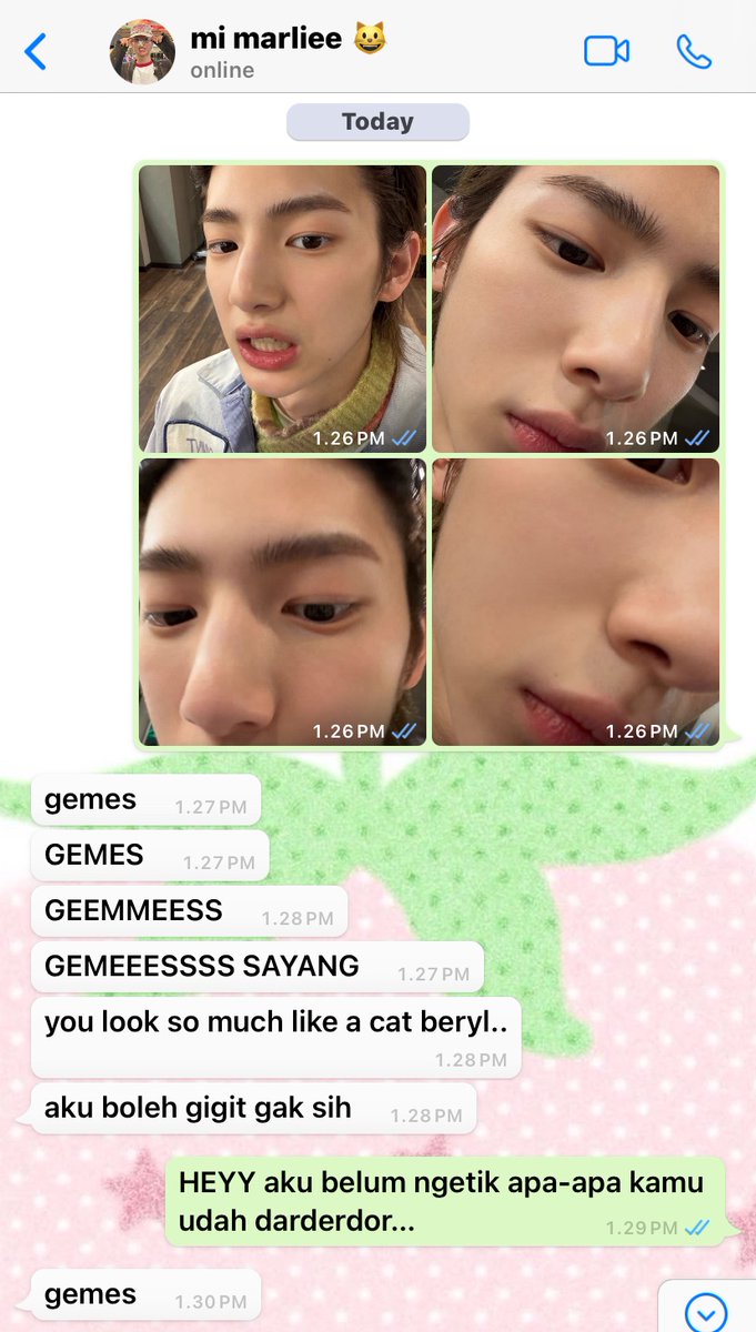 hyeonhood's tweet photo. #marhoon two tweets au! daily “GEMESS” agenda ke pacar imut nya itu :3 https://t.co/W0cDPV3CWi