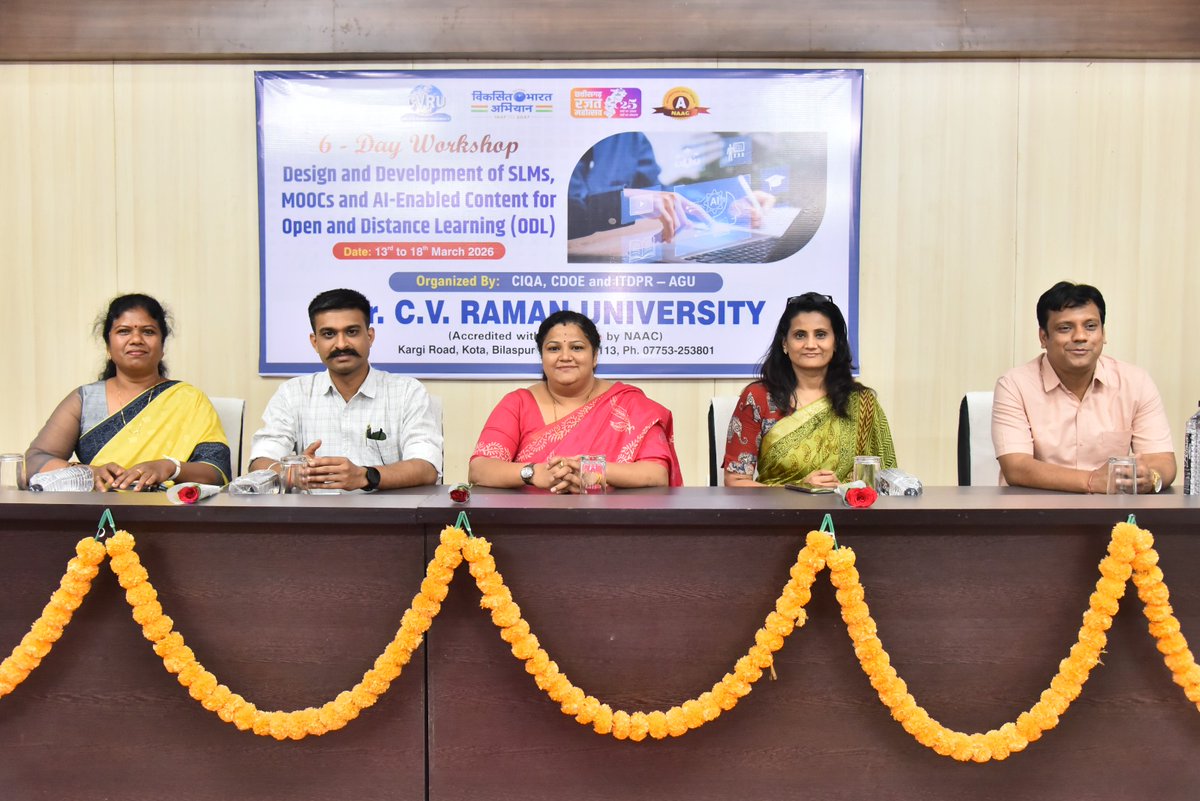 Dr. C V Raman University, Chhattisgarh tweet media