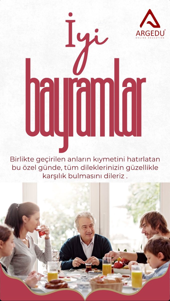 interferon34's tweet photo. Birlikte geçirilen anların kıymetini hatırlatan bu özel günde, tüm dileklerinizin güzellikle karşılık bulmasını dileriz.

İyi bayramlar... https://t.co/4De965G7l9