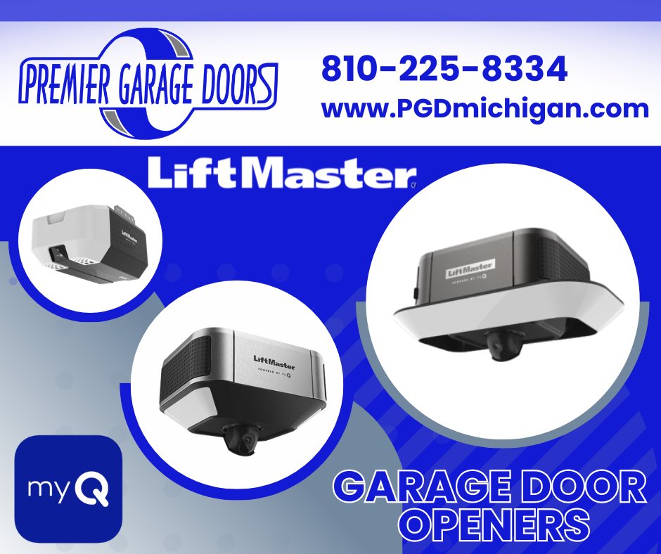 PremierGD's tweet photo. We carry a full line of Liftmaster Garage Doo Openers, call for an estimate and availability!

☎️ 810-225-8334

“The Choice is Clear, Call PREMIER!”

https://t.co/PE5XibFVoM https://t.co/DFxRhTirYy