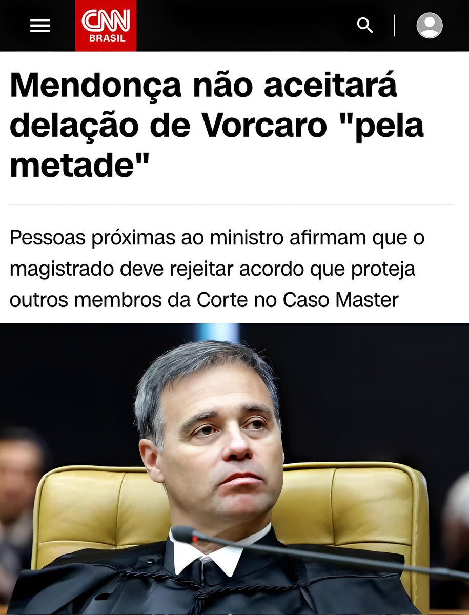 "Só tem uma coisa me intrigando: quando TOFFOLI e MORAES serão afastados de suas funções no STF?

Pois pensem: não tem cabimento nenhum um ministro continuar trabalhando e JULGANDO outras pessoas enquanto ele é investigado.

Mais cedo ou mais tarde, eles terão que sair.