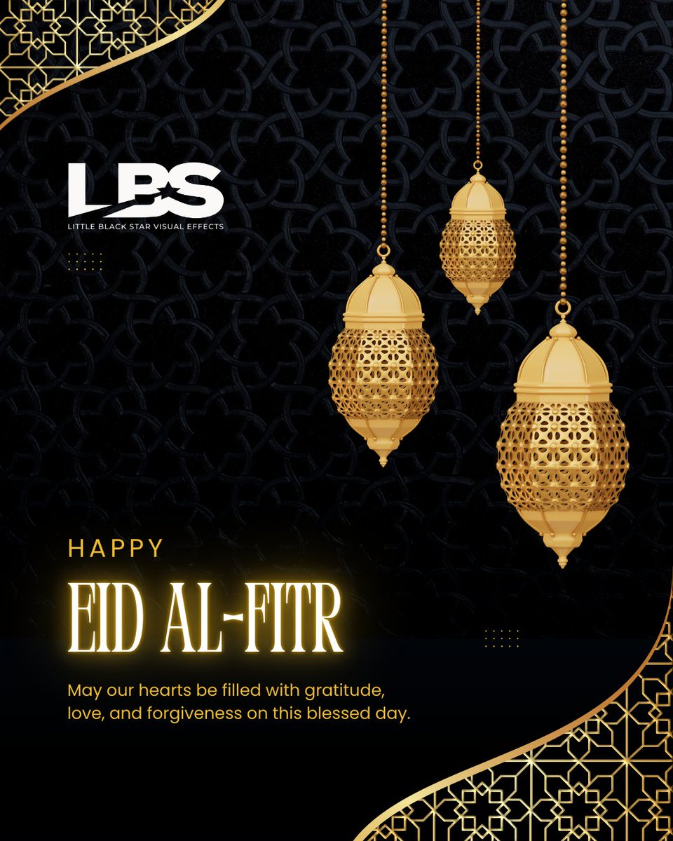 lbsvfx's tweet photo. Eid Mubarak 🌙✨

Wishing you peace, happiness, and prosperity this Eid.

#EidMubarak #EidCelebrations #LittleBlackStarVFX https://t.co/eezADVfFoT