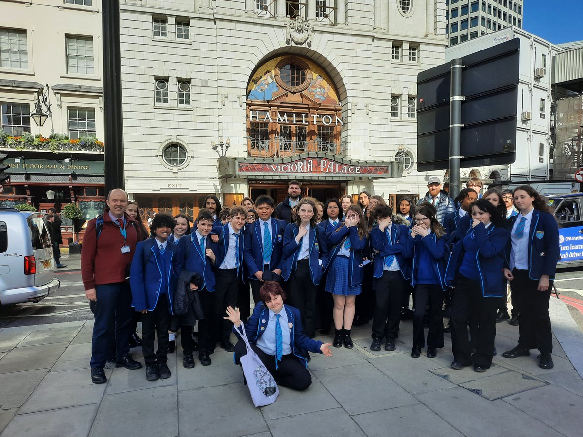Our students had an absolutely fantastic time in London this Tuesday, immersing themselves in the incredible world of Hamilton.&nbsp;  
A huge thank you to our staff for organising such a memorable day and to everyone who helped make this trip possible. Image