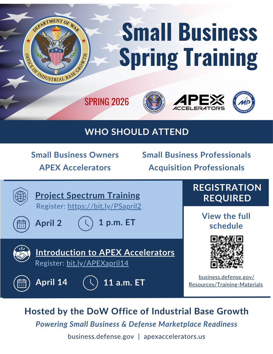 DoW Small Business tweet media