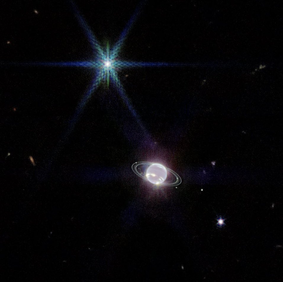 Jupiter, Uranus and Neptune captured by JWST