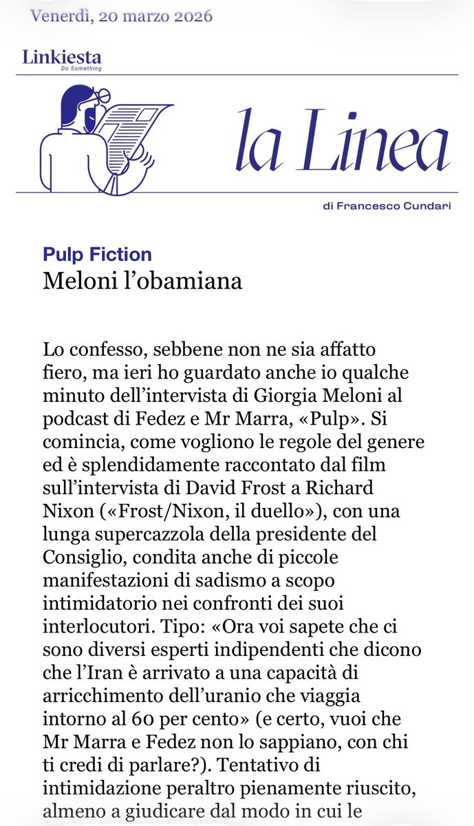 francesco cundari tweet media