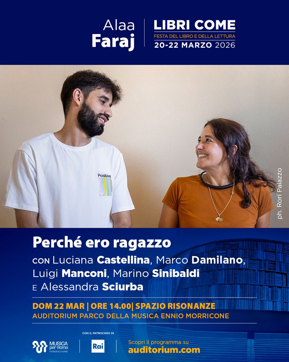 sellerioeditore's tweet image. #savethedate #roma @libricome alle 12 
Daniele Mencarelli presenta Quattro presunti familiari
con Federica Sciarelli, alle 15 Perché ero ragazzo di Alaa Faraj  e alle 17 Dario Ferrari presenta L'idiota di famiglia
con Paolo di Paolo sellerio.it/it/eventi/auto…