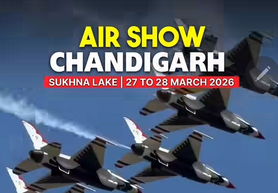 Hello Chandigarh!

Anyone here who can help us to get passes for Air Show or connect me to concern person.  
Please let me know 🙏 
<a href="/Gulab_kataria/">Gulab Chand Kataria</a>
<a href="/PIBChandigarh/">PIB in Chandigarh</a> <a href="/RJMeenakshi1/">RJ Meenakshi</a> <a href="/nagarkoti/">Rajinder S Nagarkoti रजिन्दर सिंह नगरकोटी</a> <a href="/chandigarh_admn/">Chandigarh Admn</a> <a href="/chandigarhjosh/">Chandigarh JOSH 👨🏻‍💼</a> <a href="/chd_helpline/">Chandigarh Helpline</a> <a href="/Vkaushal_in/">Vishal Kaushal</a> <a href="/dc_chd/">Deputy Commissioner, Chandigarh</a> 

#airshow #Chandigarh