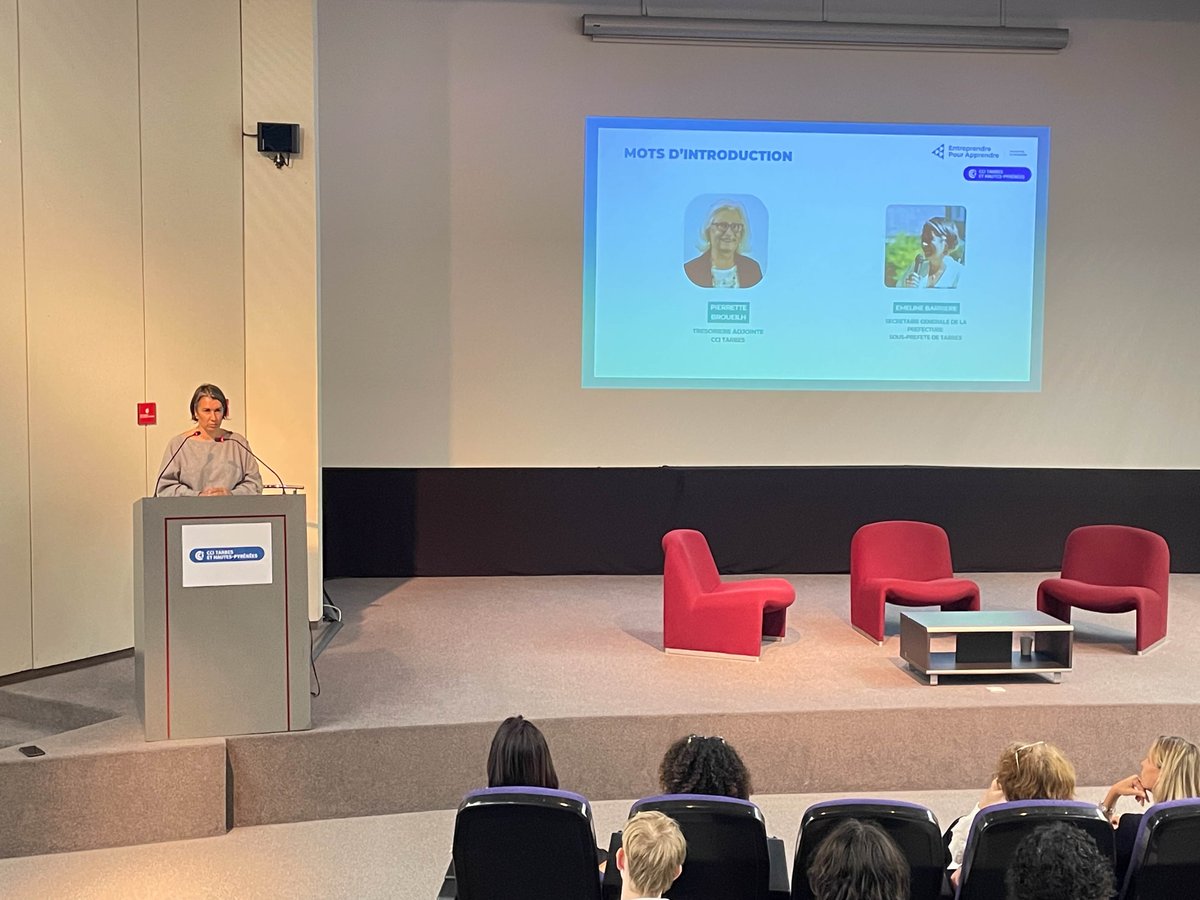 Image de Préfet des Hautes-Pyrénées - #DroitsDesFemmes | La #SG65 a participé à la rencontre entre des élèves de lycée et 9 femmes entrepr