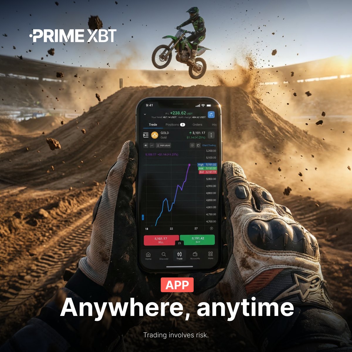 📱Markets don’t wait, neither should you.

Trade anytime, from anywhere, with full access to crypto and global markets.

👉 Download now: eng.primexbt.com/42b0dWh

#PrimeXBT #TradFi