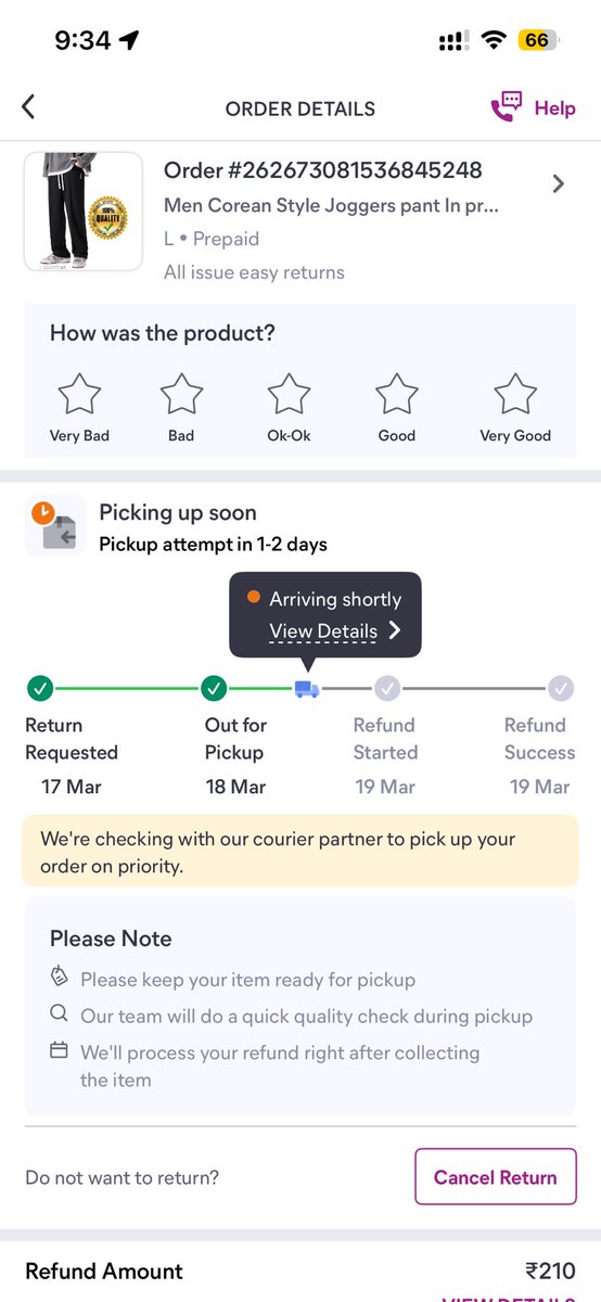 thewinglessb's tweet photo. @Meesho_Official @meesho_support  

I am repeatedly receiving the same automated responses without any actual resolution.  

This is a WRONG PRODUCT case and proof has already been provided. The pickup has failed multiple times, and no successful attempt has been made yet. https://t.co/GDRyr0IPtD