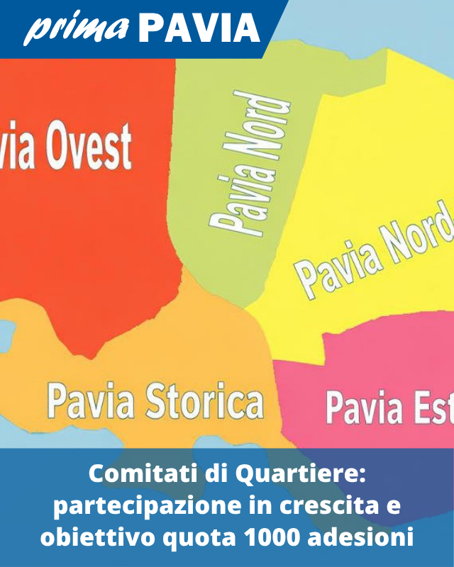 LEGGI QUI: primapavia.it/attualita/comi…
#ComitatiDiQuartiere #Adesioni #Pavia #Notizie #News