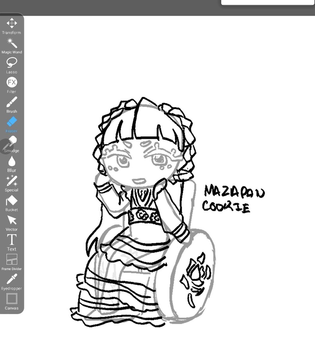 Ghsvt237608's tweet photo. #cookierunkingdom #crk oc rough idea https://t.co/wFoWNsnB18