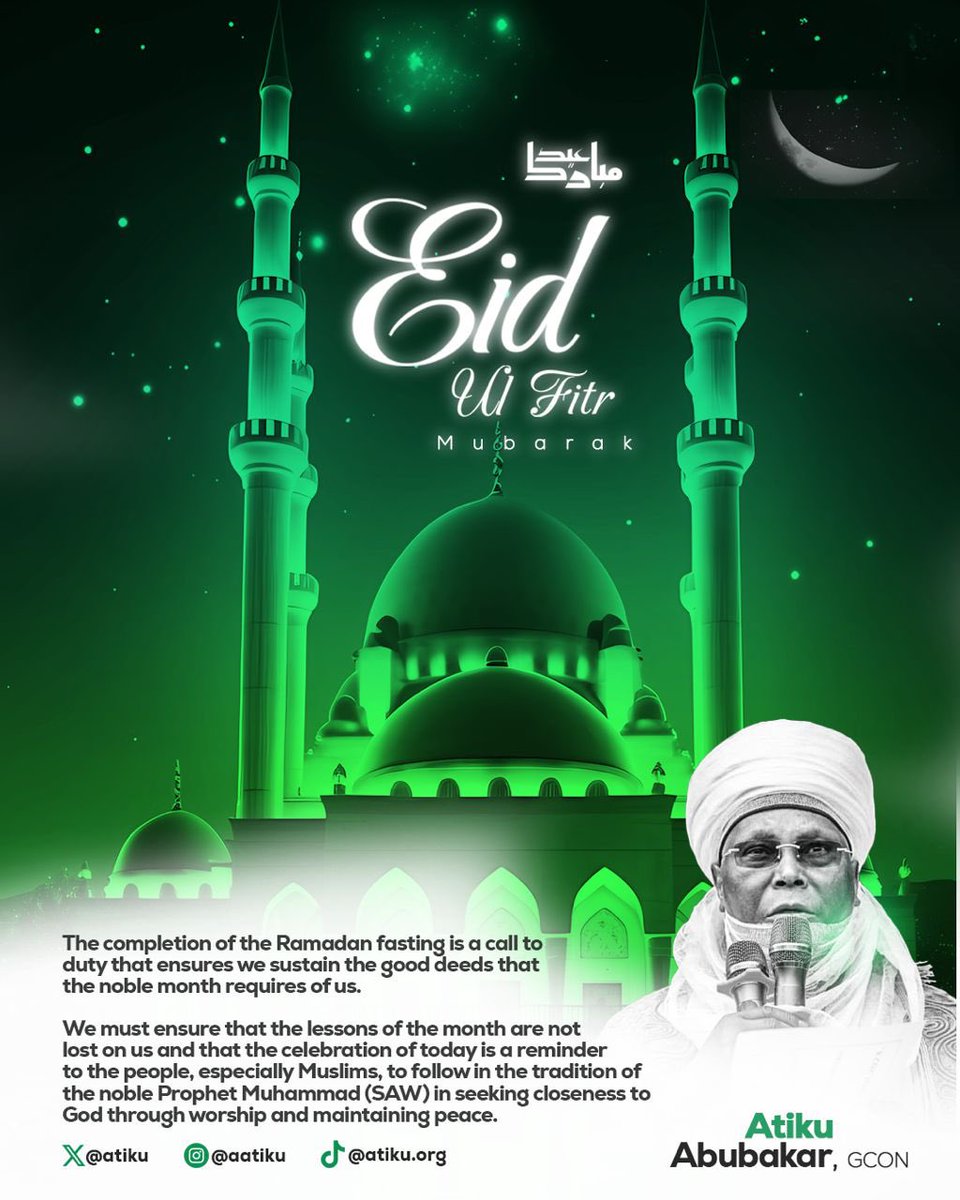 Atiku Abubakar tweet media