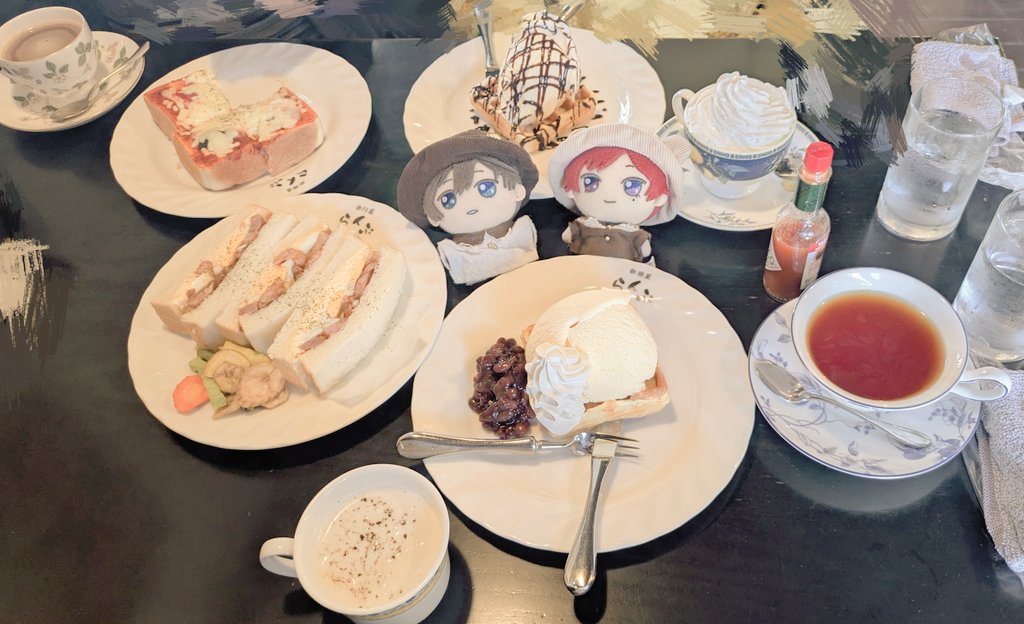 ☕🥪🧇🍴
#まほやく_ぬい 
#金曜ぬいNight