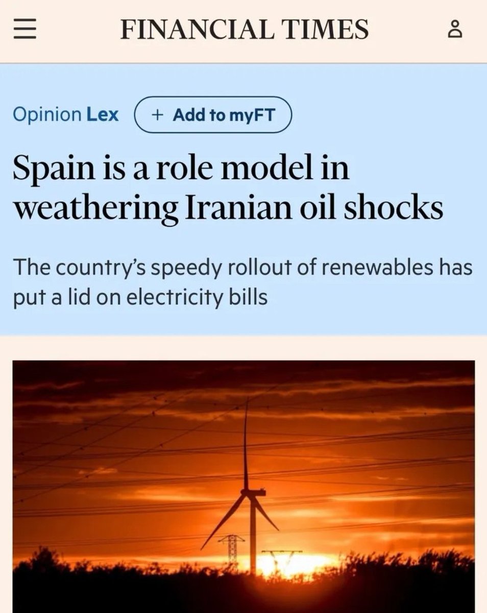 RawScienceBlog's tweet photo. Este artículo sobrerreclama. Reducir la resiliencia eléctrica de España a un rápido despliegue renovable borra media historia: nuclear, hidráulica, gas, mercado eléctrico e interconexiones. Un sistema no se explica con una sola palanca.

#Energía #España https://t.co/rgg4ege4qi