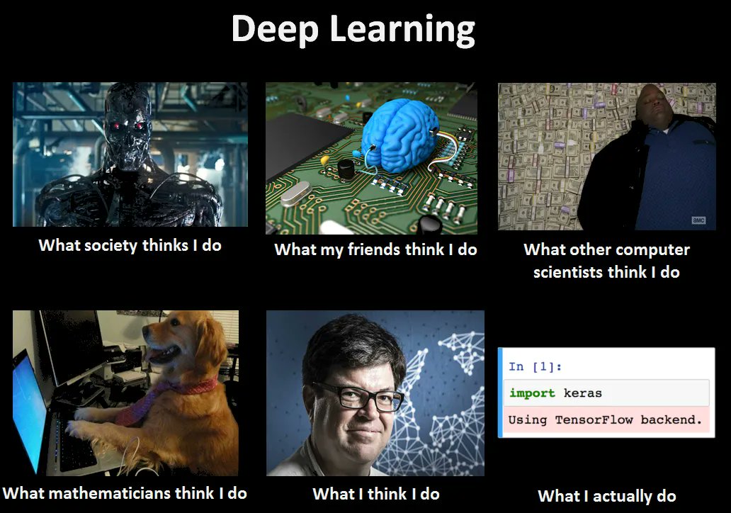 JacquesUrbanska's tweet photo. Machine/Deep learning memes  https://t.co/NXK2F9iGAz https://t.co/35mU7MJ5Rx