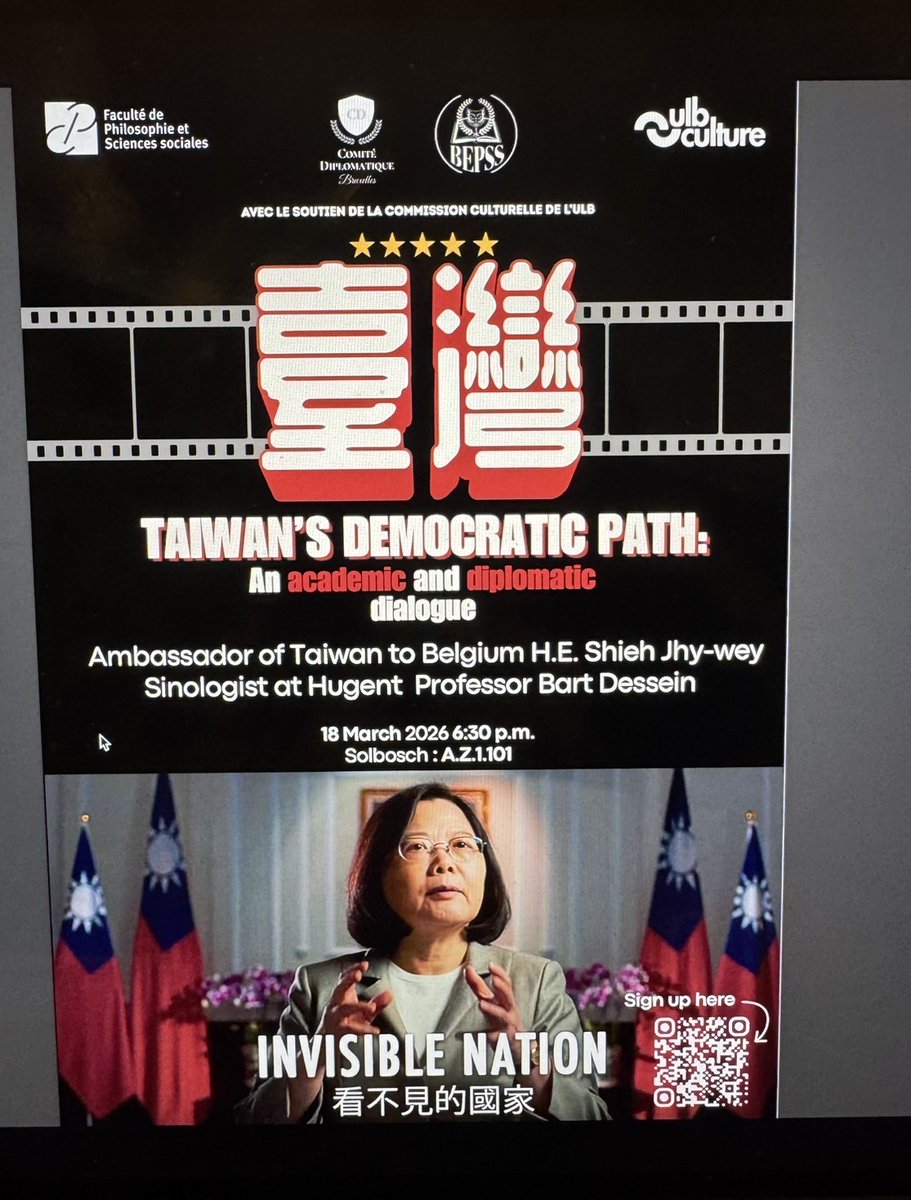 Taiwan in the EU and Belgium tweet media