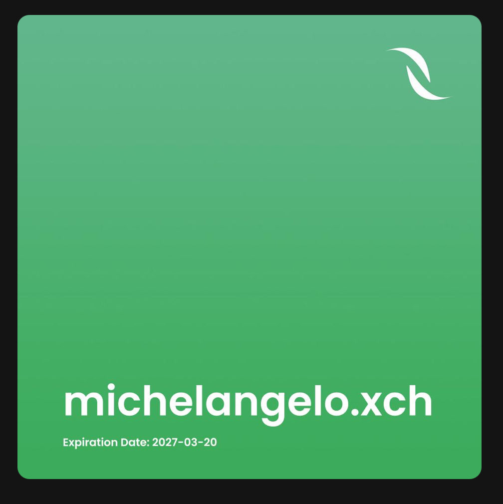 Michelangel🍊.xch tweet media