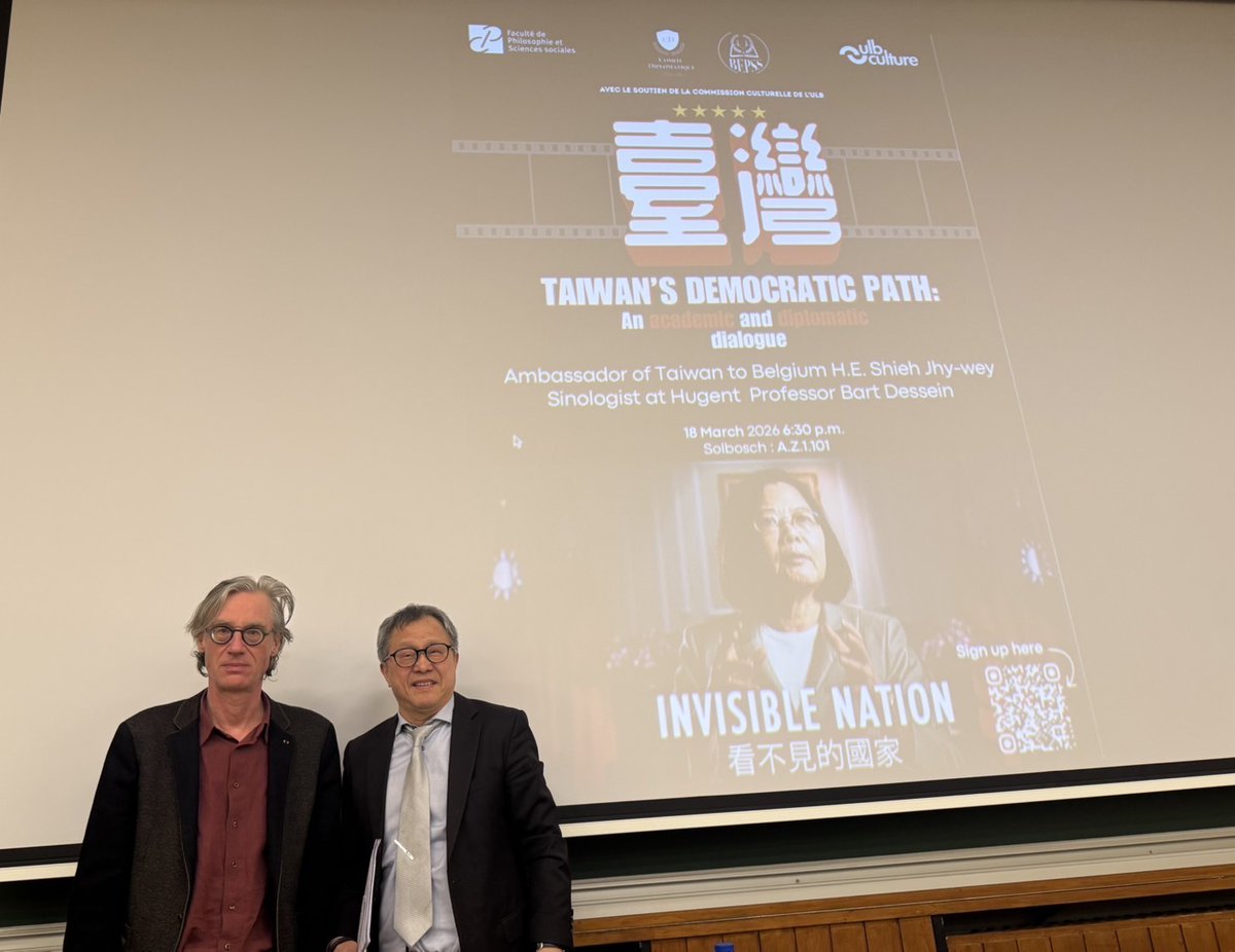 Taiwan in the EU and Belgium tweet media