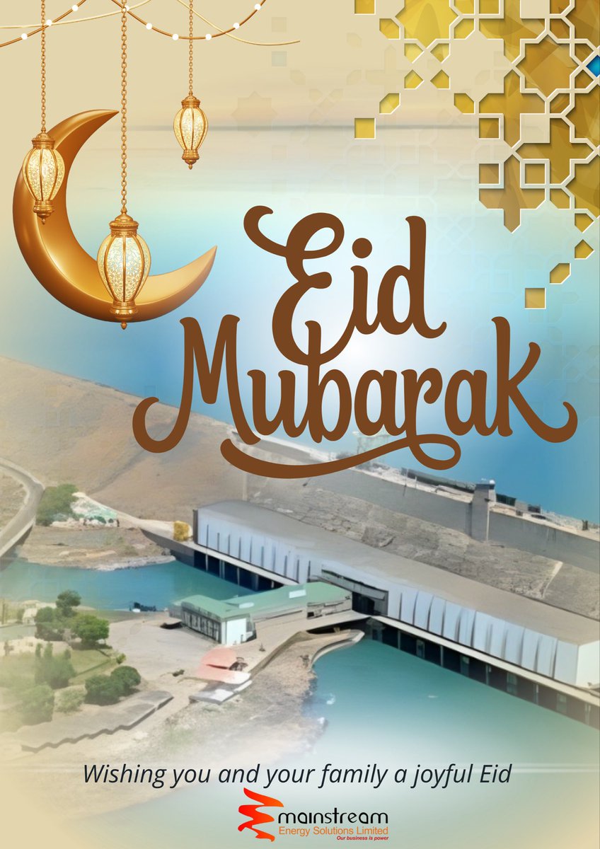 As we celebrate Eid, we are reminded of the values of compassion, gratitude, and togetherness.
May this special day bring joy to you, your families and success in all you do.

Eid Mubarak from all of us at Mainstream Energy Solutions
Limited.