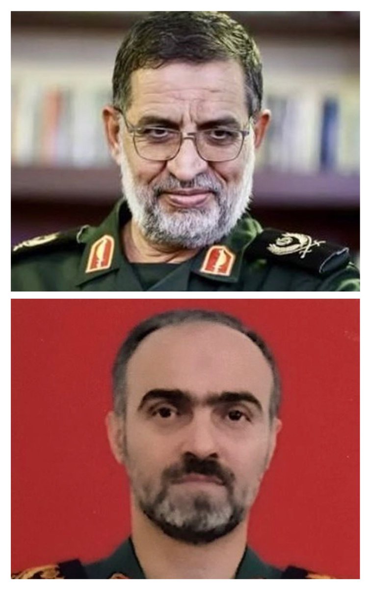 اليوم..
ثلاث اغتيالات مهمة جداً👌🏻
▪️المجرم "غلام رضا سليماني" رئيس منظمة "الباسيج" الإيرانية.
▪️المجرم "إسماعيل أحمدي" رئيس جهاز المخابرات في قوات "الباسيج".
▪️المجرم "علي محمد نائيني" المتحدث باسم "الحرس الثوري" الإيراني.
بعد مقتل هؤلاء الثلاثة القيادين في مسيرة القطاعات