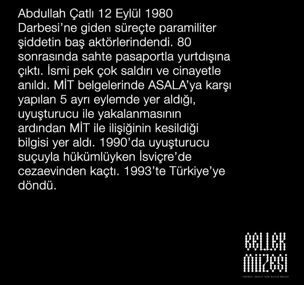 Tarihsel Adalet için Bellek Müzesi tweet media