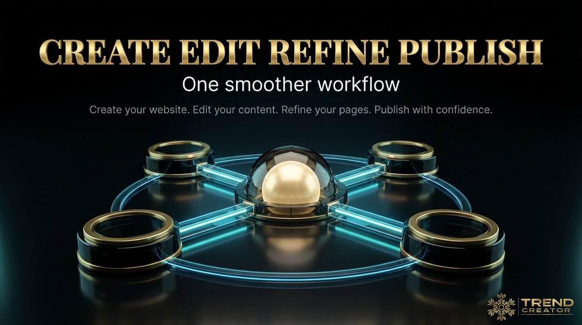 AiTrendCreator's tweet image. With Trendify Web, you are not starting from confusion…

You are starting with speed ⚡

Create your website
Edit your content
Refine your pages
Publish with confidence 🌐

#TrendifyWeb #CreateWithAI #EditAndPublish #WebsiteBuilder