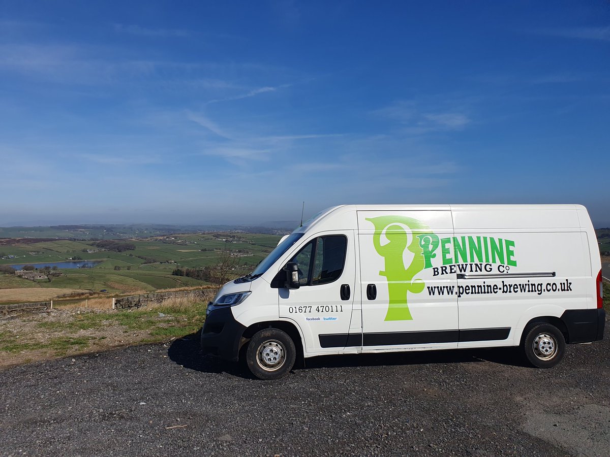 PennineBrewing's tweet image. Blue skies, sunshine, and Pennine beer on the move 🚚🍺
More sunshine on the way this weekend - perfect time for a refreshing Pennine pint in your local 🍻 @CampaignforPubs
@LeedsCAMRA 
#PennineBrewing #RealAle #CaskAle #DrinkLocal