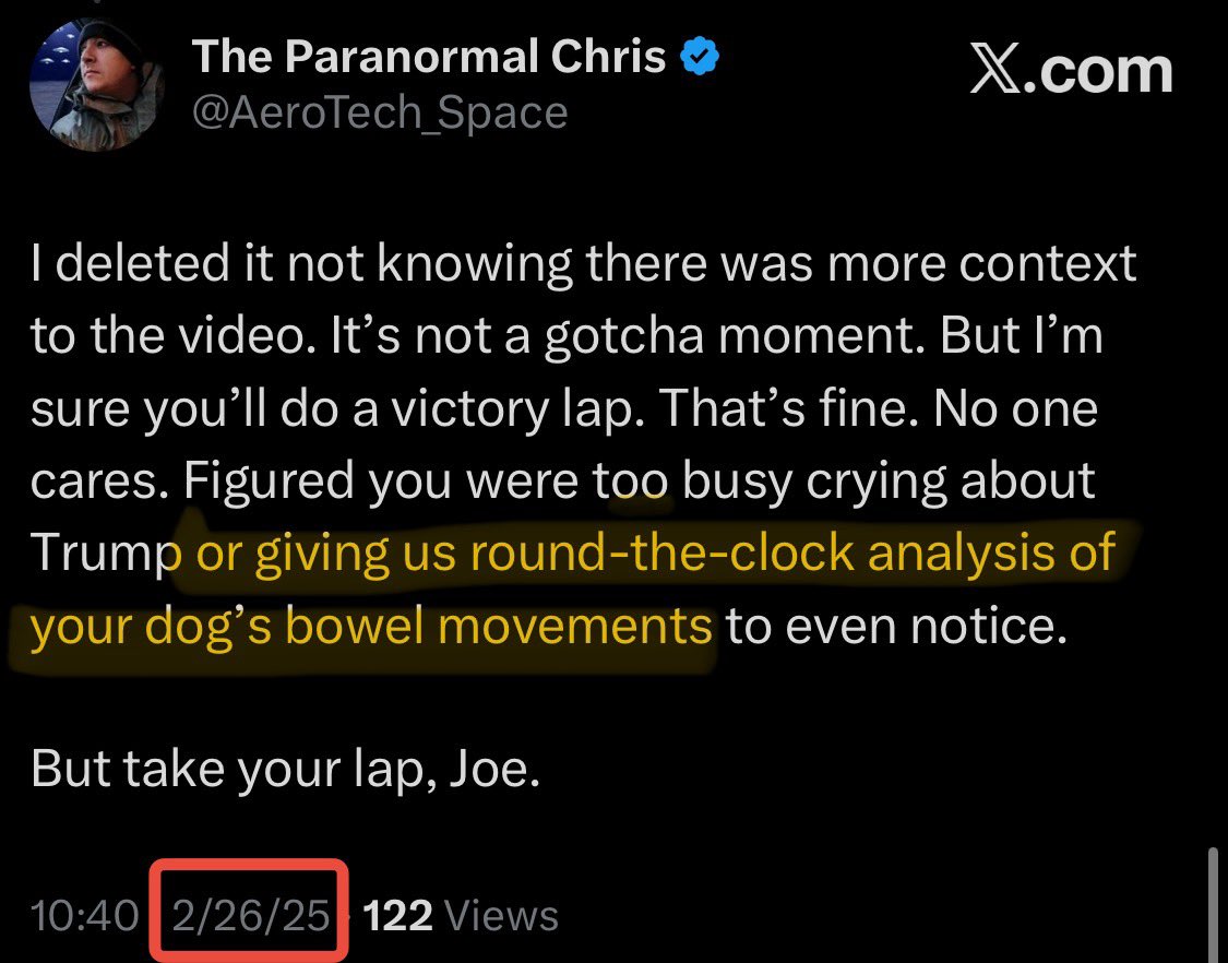 The Paranormal Chris tweet media