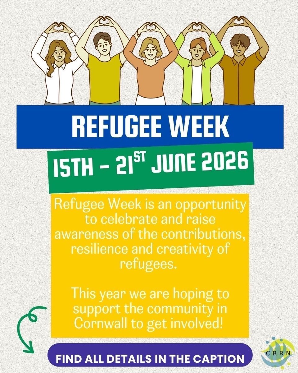 Cornwall Refugee Resource Network 🧡 tweet media