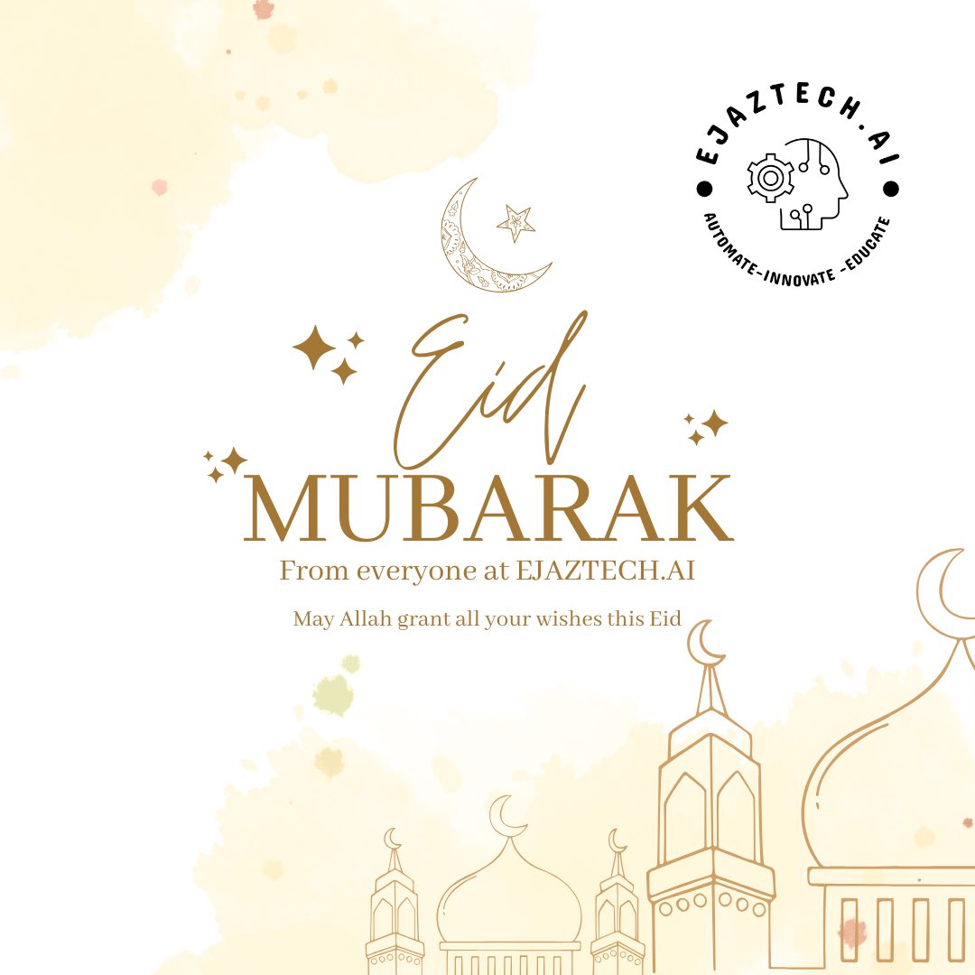 ejaztechAI's tweet photo. 🌙 Eid Mubarak from https://t.co/CoHHufNdDA! Wishing you joy, peace, and innovation! https://t.co/z2ehN4CKDL