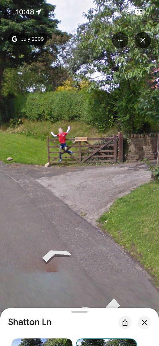 seb_baynes's tweet photo. The theme for my village’s carnival in 2009 was ‘Heroes’. This was ours, you can still see it on street view from that year! https://t.co/cGE13tW3zl