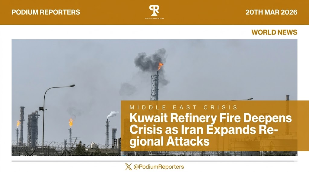 Podium Reporters tweet media