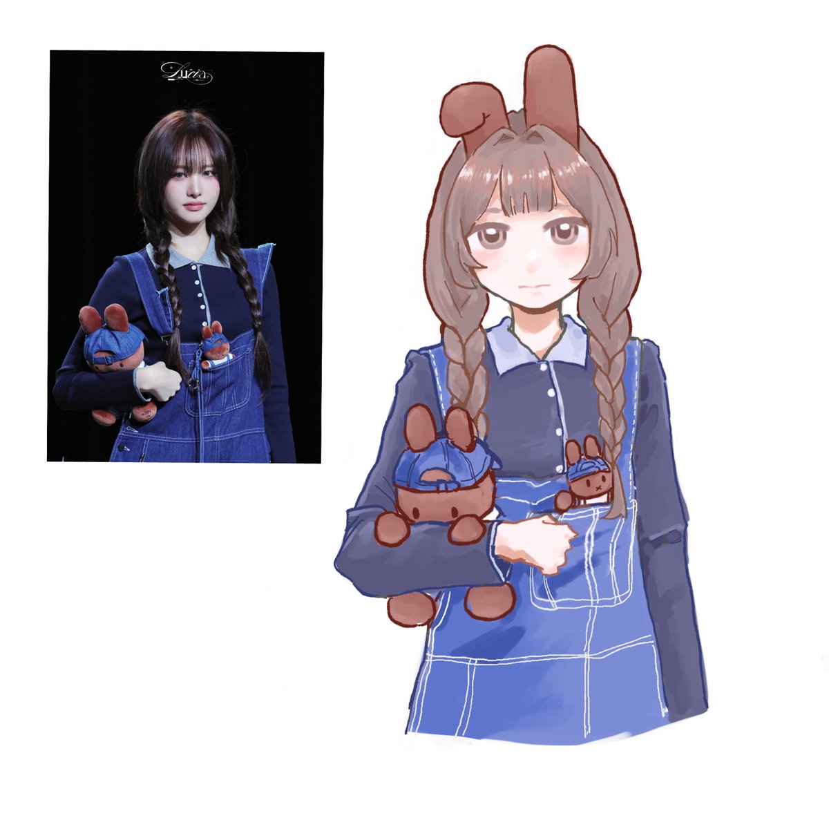 jiwon_sum1's tweet photo. 画了梅儿栗！
#IVE #아이브 #LIZ #리즈  #ivefanart https://t.co/eYYeSUTdcn