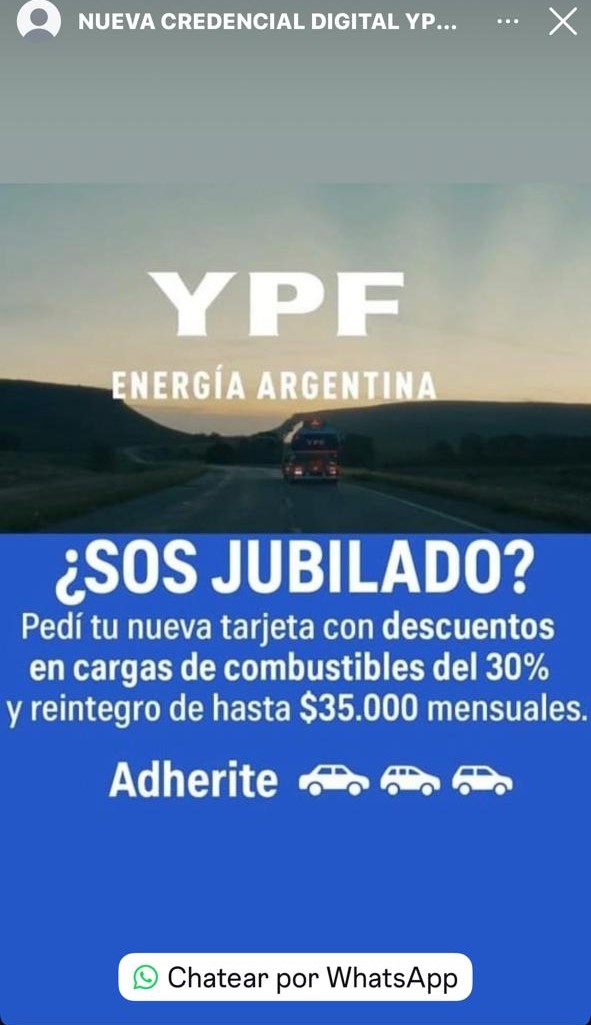 La UFECYED alerta sobre una nueva modalidad de estafa a través de redes sociales mpfchubut.gov.ar/ac320e0c