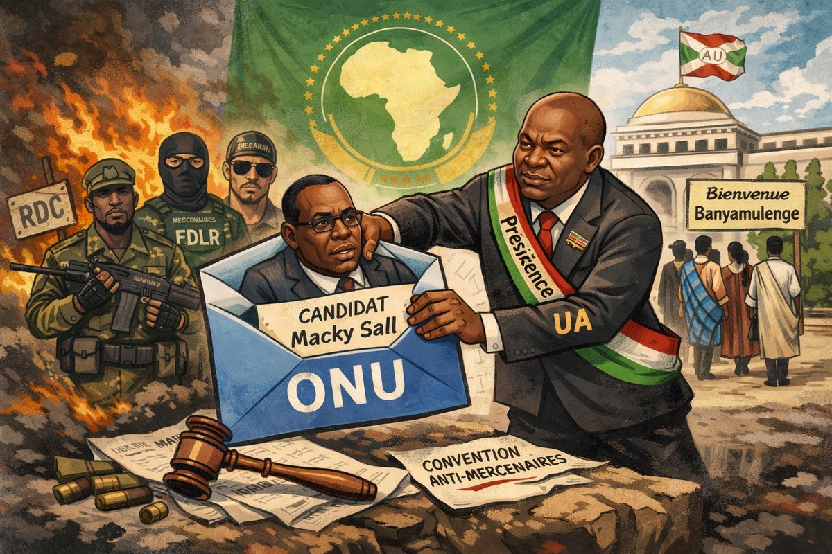 Présidence burundaise de l’UA : Macky Sall, RDC, Banyamulenge… le faux départ de trop

Lire: 

open.substack.com/pub/congoconfi…