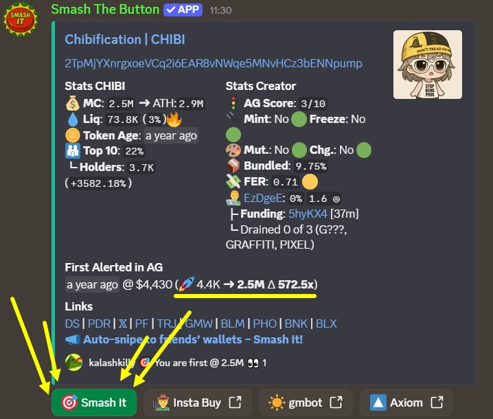 Smash The Button tweet media