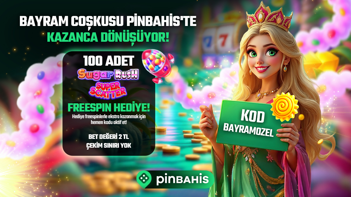 asdflmnhjg's tweet photo. 📣 SUGAR RUSH SUPER SCATTER FREESPIN KODUYLA BU BAYRAM DA DEV KAZANÇLAR PİNBAHİS'TE SENİ BEKLİYOR! 🍬

🍬 20 Mart 14.00 ile 19.00 arasında en az 1.000 TL yatırımı olan ve kodu aktif eden üyelerimiz 2 TL değerinde 100 adet freespin kazanıyor! https://t.co/WrRzvEpjkP