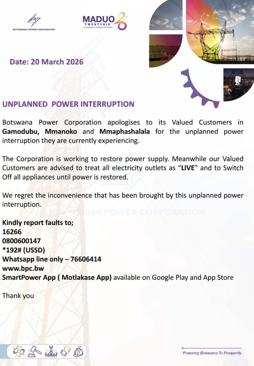 Botswana Power Corporation tweet media