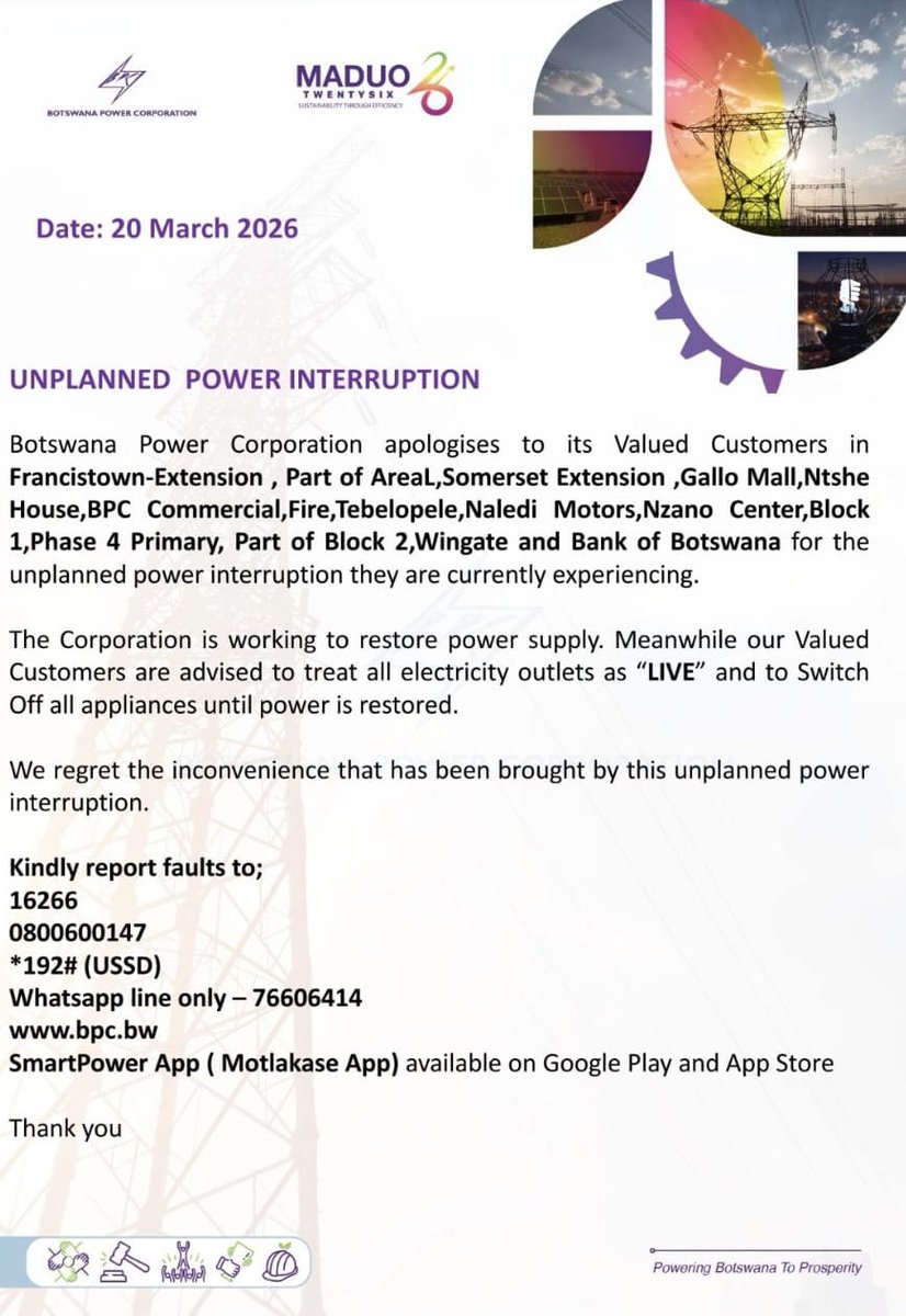 Botswana Power Corporation tweet media