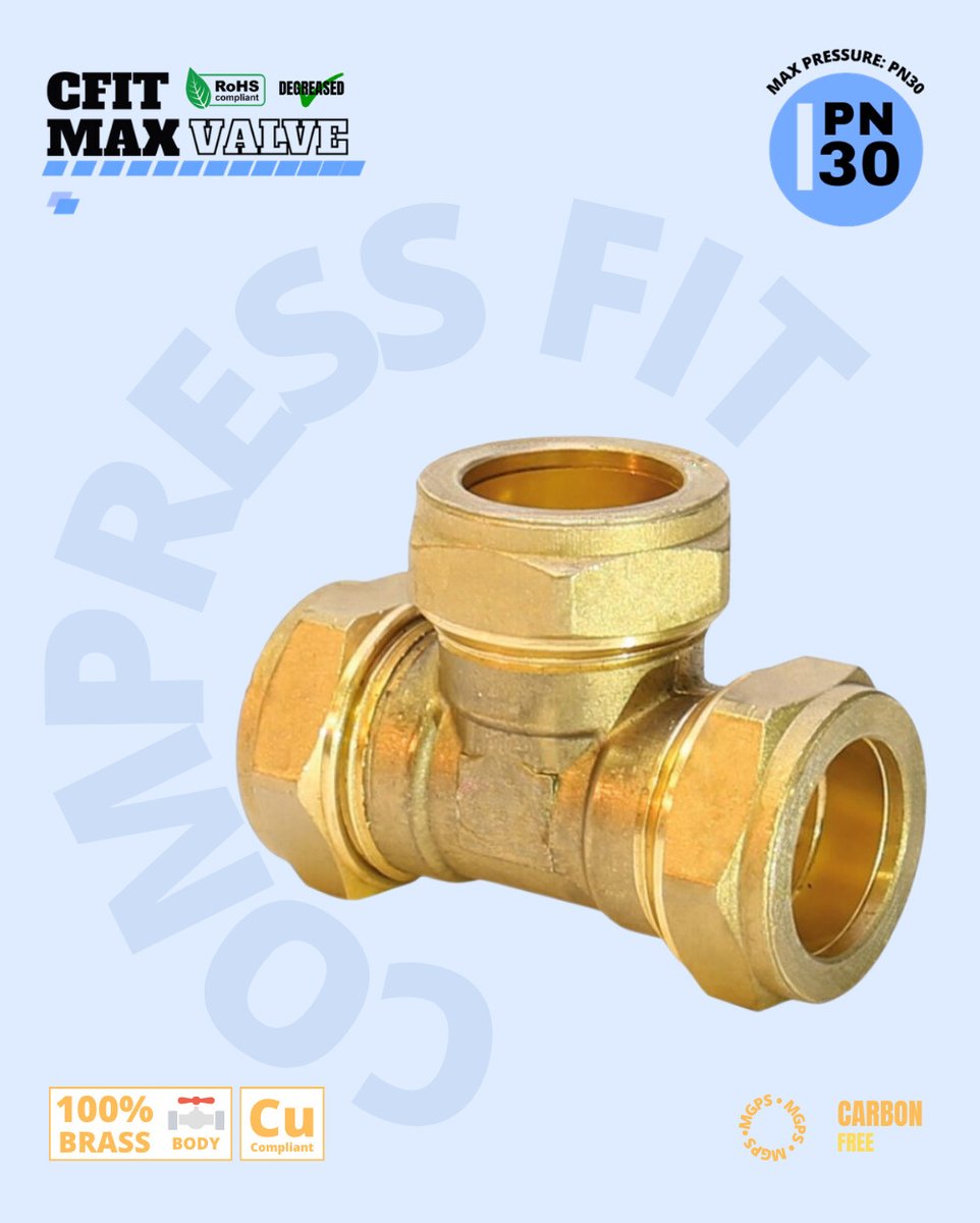 CFITMAX188003's tweet image. Improve piping layouts using Compression Tee and Compression Elbow Fittings, designed for secure connections and precise flow direction in plumbing and HVAC pipelines.

cfitmax.com/products/compr…

#CompressionFittings #CompressionTee #CompressionElbow #Plumbing #HVAC