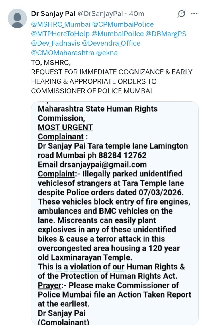 Dr Sanjay Pai tweet media